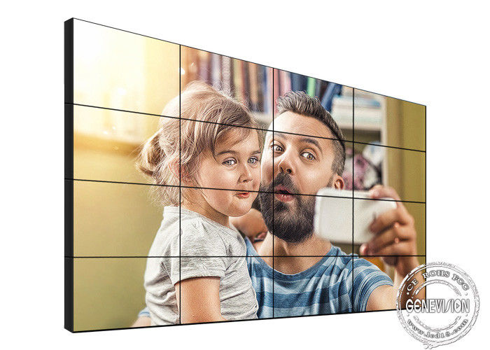 ultra schmale Einfassung 4 x 4 LCD-Videowandanzeige 55&quot; hohe Helligkeit