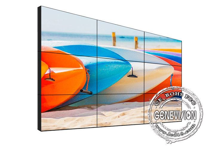 Schmale hohe Helligkeit der Samsungs-Großleinwand-digitalen Beschilderung des Video-65 des Zoll-3.5mm der Einfassungs-700cd/m2