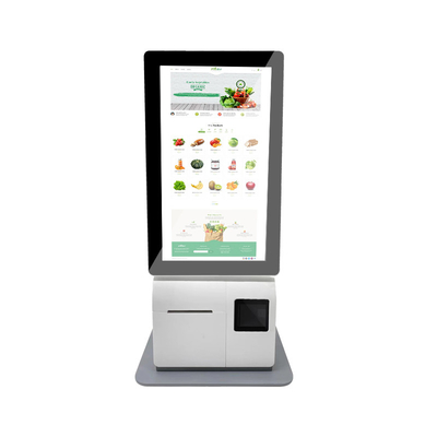 Touch Screen zwei Seiten-Digital-Zahlungs-Kiosk-Gestalt im Drucker And Scanner