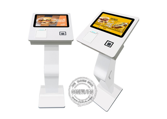 15.6' Touchscreen-Terminal Selbstbestell-Zahlungskiosk mit Drucker 2D-Scanner