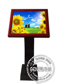 Volle HD-Sensor-Touch Screen Kiosk-digitale Beschilderung, 19 Zoll LCD-Werbungs-Spieler