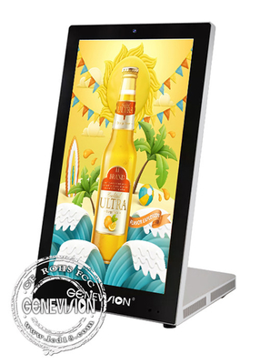 Super schlanke, stilvolle 15,6-Zoll-Desktop-Display-Werbung für Restaurants