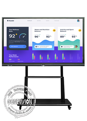 Blendfreies Glas 85 Zoll 4K Flat IR Touchscreen Panel Android Win 10 Dual System