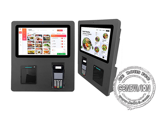 15,6-Zoll-automatischer Selbstbedienungskiosk, der Zahlungsmaschine für Resaurant Kfc Mc bestellt