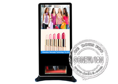 intelligenter Kiosk der Noten-55inch mit Schuh-Reiniger-wechselwirkendem Android-Werbungs-Stehplatzinhaber mit Fernleitungssoftware
