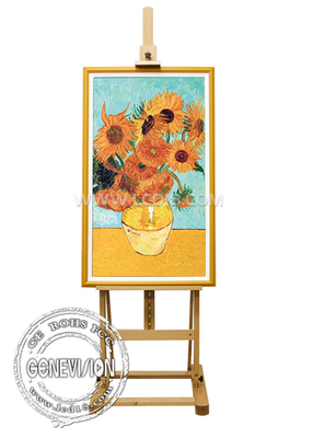 32 bis 55 Zoll Touchscreen Werbung Anzeige Android LCD Digital Art Frame für Museum