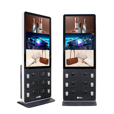 Interaktive LCD-Fläche stehende digitale Beschilderung Anzeige Telefon Laden Passwort Schrank Digitale Beschilderung