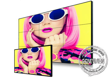 Matrix-Verkettung 55 Zoll ultra wand-Monitor der Enge-Einfassungs-digitalen Beschilderung HDMI Videovideoder wand-450nits LCD
