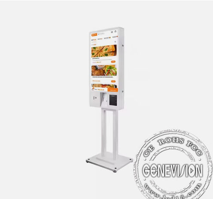 Schwarzer 21,5' Hybrid Touchscreen Tisch mit 300 Nits Netzwerkzugang und Windows oder Android System