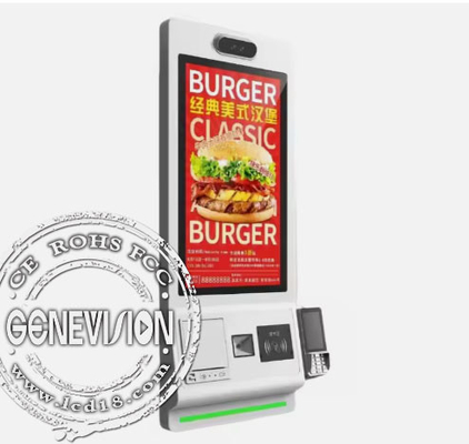 Restaurant Selbstbedienung Zahlung Kiosk Maschine 21,5 Zoll mit Touchscreen und Kamera