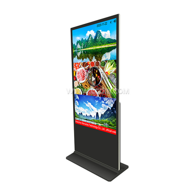 55 Zoll Android PC All-in-One IR PCAP Touchscreen Kiosk WLAN Digitale Beschilderung