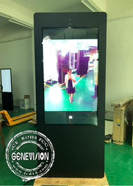 Wasserdichte wechselwirkende digitale Beschilderung im Freien, hohe Helligkeits-Sensor-Verkehrsschild Wechselstroms mit Kamera