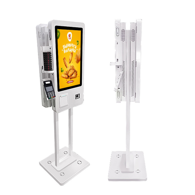 WiFi-Doppelschirm 24 Zoll-Selbstservice-Zahlungs-Kiosk, Touch Screen Selbsteinrichtungskiosk