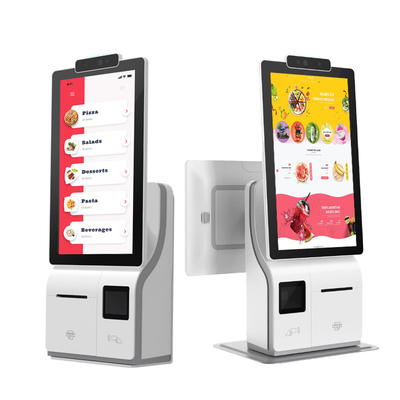 Desktop 15,6-Zoll-Selbstbedienungskiosk-Touch Screen für Einzelhandelsverpflegungs-Gastfreundschaft