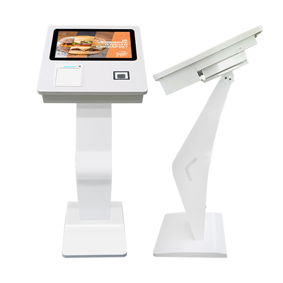 15,6 Zoll-WiFi-Scanner-Landschaftsselbstservice-Touch Screen Kiosk mit Drucker Free Standing