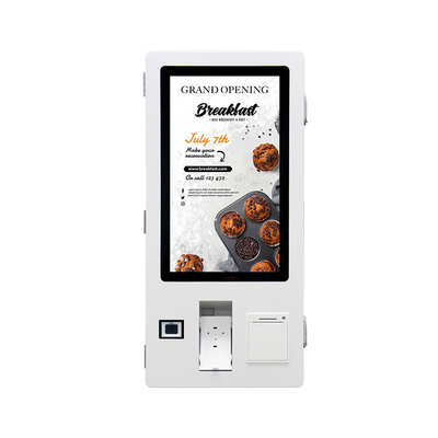 Touch Screen Positionsterminalselbstservice-Kiosk-Thermal-Drucker Floorstanding PCAP 43