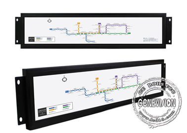 ausgedehnte LCD hohe Helligkeits-Stangen-Anzeige Anzeigen-offenes Feld-Zug-Androids 28 Zoll Wifi Bus