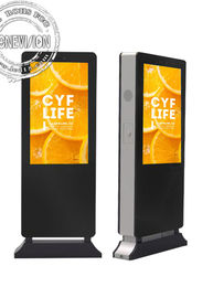 49 Zoll-Werbungs-Touch Screen voller HD LCD elektronischer Signage im Freien mit Gesichtserkennungs-Kamera