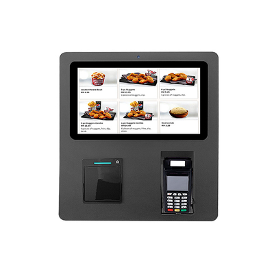 15.6 Zoll HD Kapazitiver Touchscreen Selbstbestellkiosk Hersteller für Restaurant/Hotel