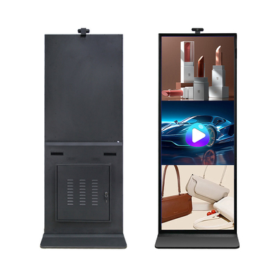 70' vertikaler Vollbildschirm 4K IR Touchscreen LCD Reklame Kiosk mit Kamera