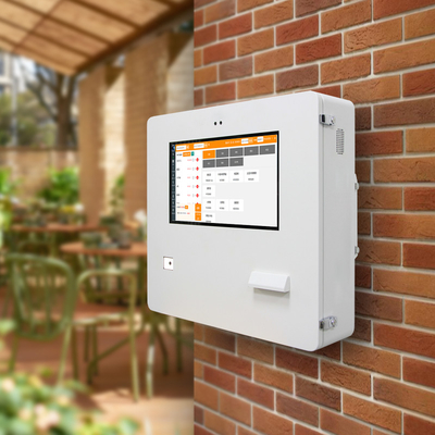 Touchscreen Zahlungsautomat Kiosk 21,5' Außen IP65 Wasserdicht 1500nits Hohe Helligkeit