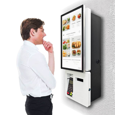 21.5 Zoll Wand Mount Restaurant Selbstbedienung Kiosk mit separatem Stand