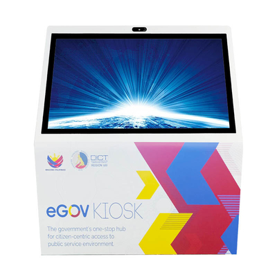 55-Zoll-Live-Zwei-Wege-Video-Chat-Touch-Bildschirm-Kiosk mit Kamera und Mikrofon