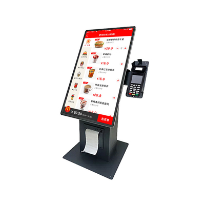 15.6 Zoll Self-Service-POS-Kiosk mit Touchscreen - Fastfood-Bestell- und Einzelhandelszahlungssystem