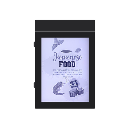 E-Ink 13,3 Zoll Outdoor-Wandmontage-Bildschirm Android-System WIFI LCD Digital Signage Player Kiosk Werbung für Bahnhof Museum