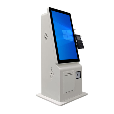 15.6-Zoll-Schreibtischdrucker QR-Code-Scanner Selbstbedienungs-Bestellmaschine mit POS
