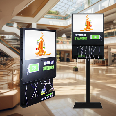15.6/ 21,5 Zoll Werbe-LCD-Display-Ladestation für Mobiltelefone