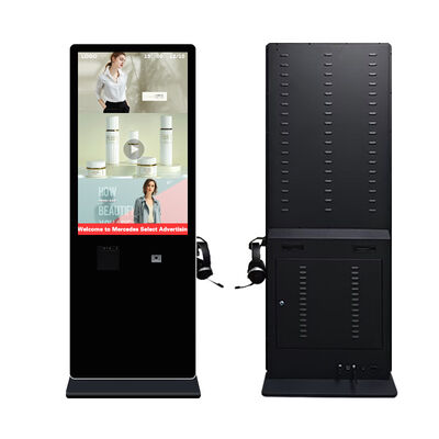43-Zoll Nano-Film Touch-Standkiosk mit Kopfhörer