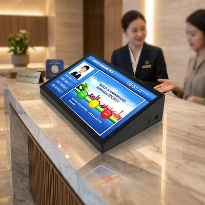 10.1 Zoll Desktop Android PCAP Touchscreen Service Feedback-Bildschirm für Banken