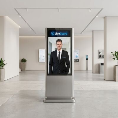 43 Touch Screen Kiosk-Informations-Kontrollstation des Zoll-G+F mit Thermal-Drucker