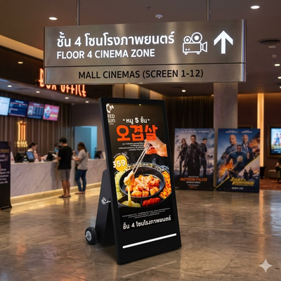 Android Wifi 43 55 65 Zoll Outdoor Lcd Kiosk Poster Panel Bildschirm 4K Portable Lcd Display