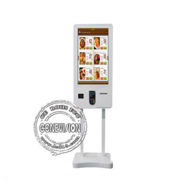 Selbstservice-Einrichtungstouch Screen Monitor-Kiosk 32 Zoll mit QR-Scanner/-drucker