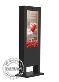 Freie stehende Werbung im Freien LCD-Anzeige 43 Zoll-wasserdichter Kiosk 1920*1080