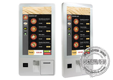 43 Zoll-Doppelschirm Floorstanding-Selbstservice-Kiosk-Android 5,1 Positions-Anschluss mit Drucker