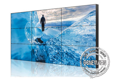 Videowand nahtloser digitaler Beschilderung Fahrwerkes 65 Zoll mit Stand-Prüfer 4k 4X4 3X3