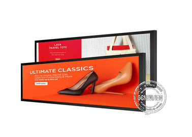 Anzeigen-Regal-Spitze LCD-Werbungs-Monitor Android OSs WIFI ultra weit ausgedehnter Nissen 48,5 Zoll IPS-Platten-700