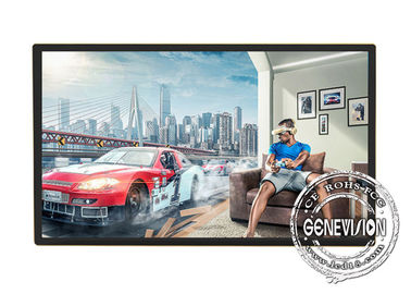 Leichte Wand-Berg LCD-Anzeige Androids 7,1 mit 4G 65 goldener Farbe des Zoll-4K