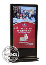Doppeltes versah Einkaufszentrum-Kiosk-Android-Nano-Film-Touch Screen mit Gesichtserkennungs-Kamera mit Seiten