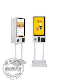 Metallboden, der 32 Zoll-doppelten Seitenselbstservice-Kioskzahlung Touch Screen Bill Acceptor China Factory-Lieferanten steht