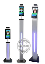 8 Gesichtserkennungs-Temperatur-intelligenter Durchlauf-LCD-Bildschirm Zoll-Touch Screen Androids 7,1