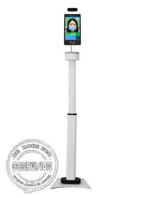 Android-Büropersonal-Anwesenheits-Gesichtsanerkennungs-Thermometer-Höhen-justierbarer Körper-Temperaturprüfungs-Kiosk
