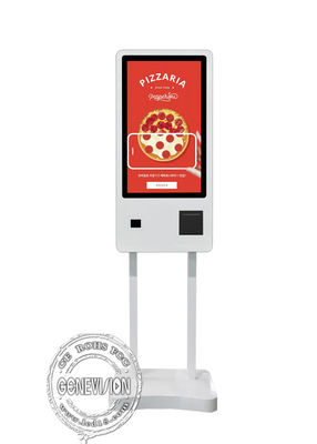 24 Zoll-Restaurant-Selbstservice-Kiosk mit Karten-Drucker-Scanner NFC