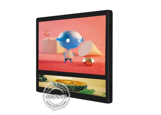 Wand-Berg Doppel-Aufzugs-Werbungs-Schirm LCD USB
