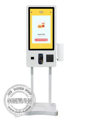Versorgender Restaurant-Selbstservice-Zahlungs-Kiosk 10,0 Software-Windows 10 Android mit Mahlzeit-Anruf Pager Holder