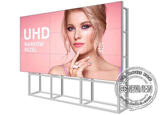 55 Videowand DPs Daisy Chain LCD des geteilten Bildschirms des Zoll-4K