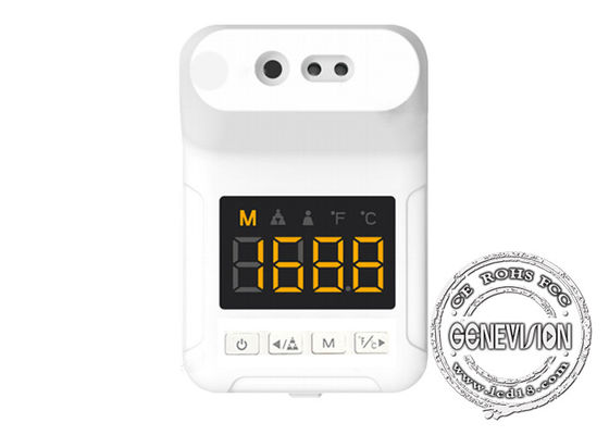 Sprachsendungs-Körper-Temperatur-Thermometer des Warte1s an der Wand befestigte